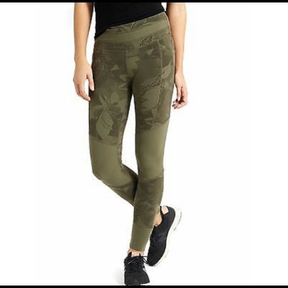 Athleta Olive Green Leggings - Picture 1 of 8
